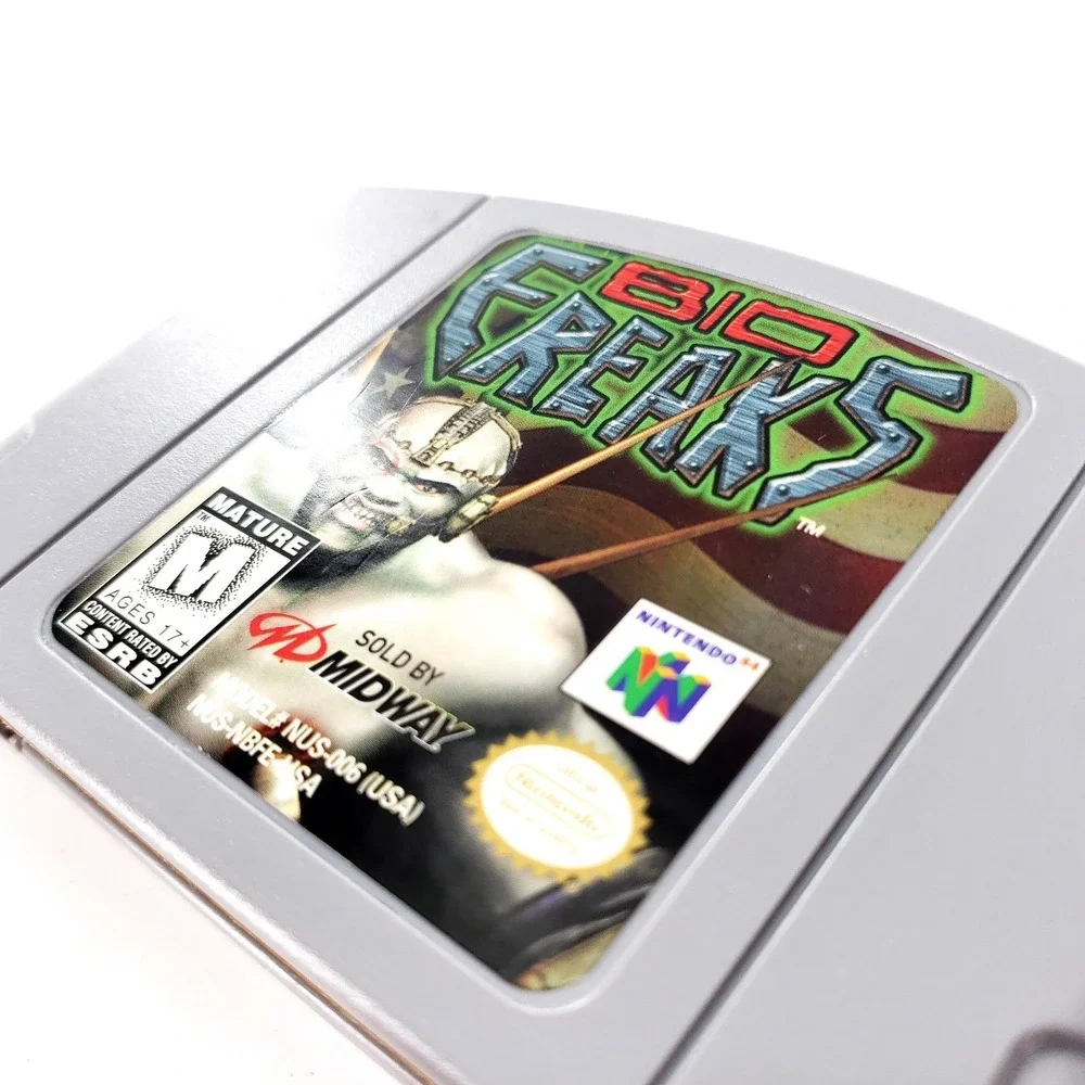 Bio F.R.E.A.K.S. (Nintendo 64, 1998) Authentic Cartridge Only Tested & Works